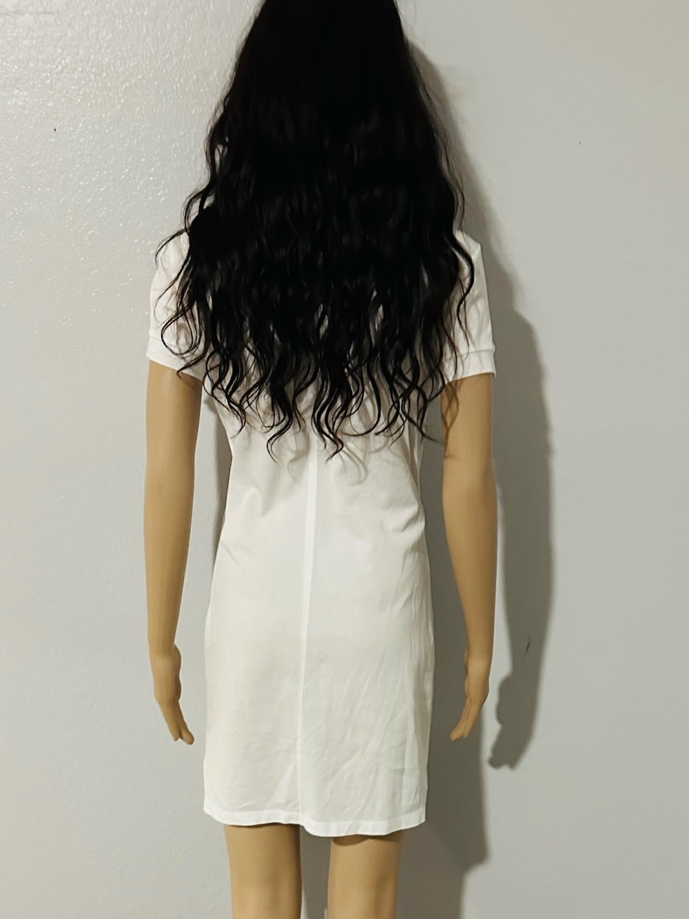 Givenchy White Polo Dress with Silver Star Accents - Picture 5 of 12